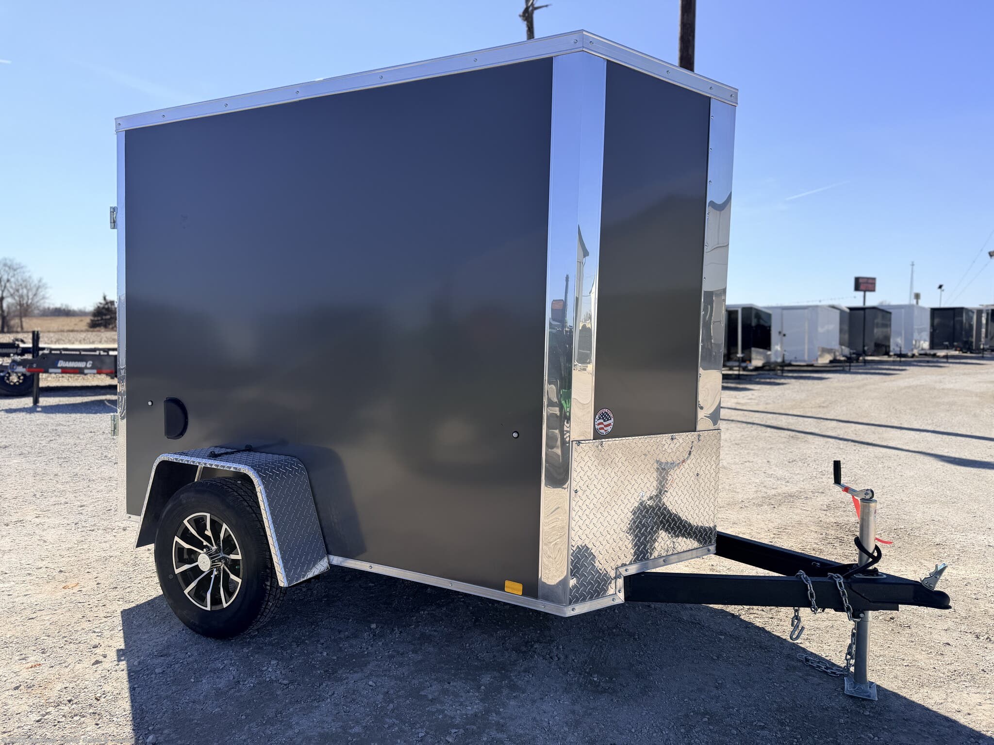 2026 Formula Traverse 5x8 SINGLE AXLE ENCLOSED - ALUM WHEELS - D RINGS
