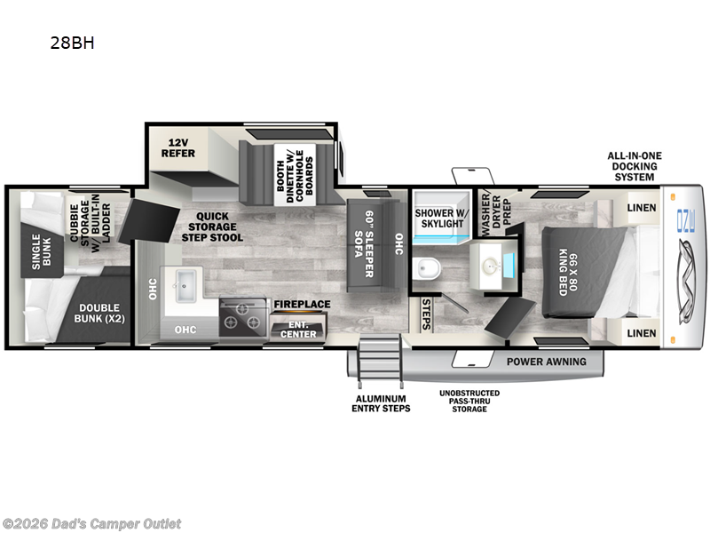 2023 Forest River Wildcat ONE 28BH RV for Sale in Gulfport, MS 39503
