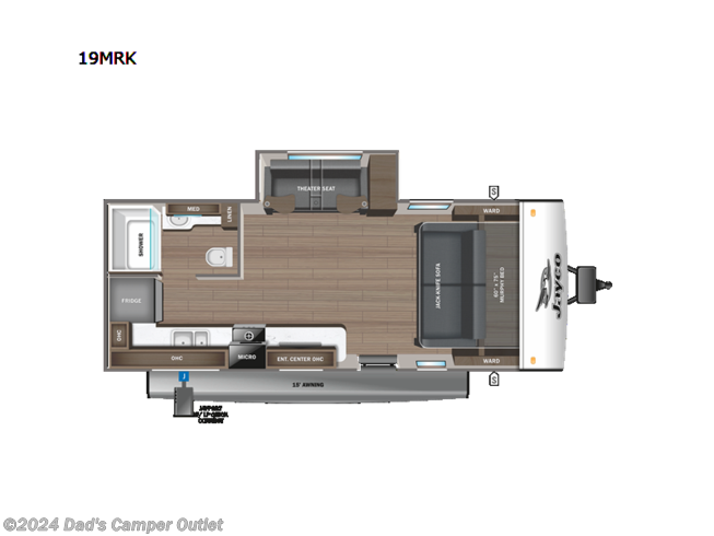 2024 Jayco Jay Feather 19MRK - New Travel Trailer For Sale by Dad