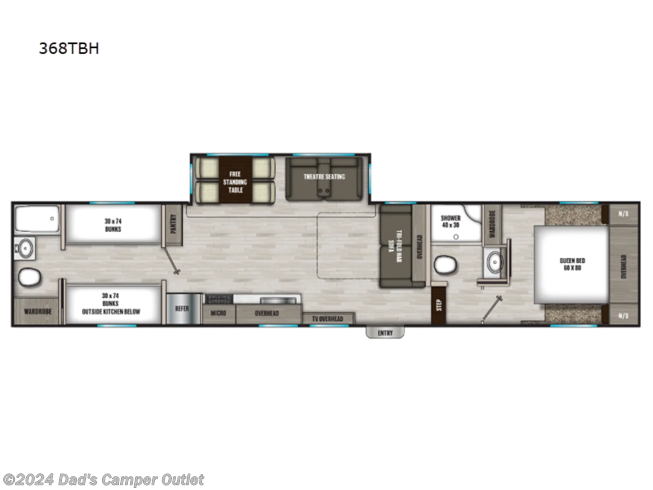 2024 Coachmen Chaparral Lite 368TBH - New Fifth Wheel For Sale by Dad