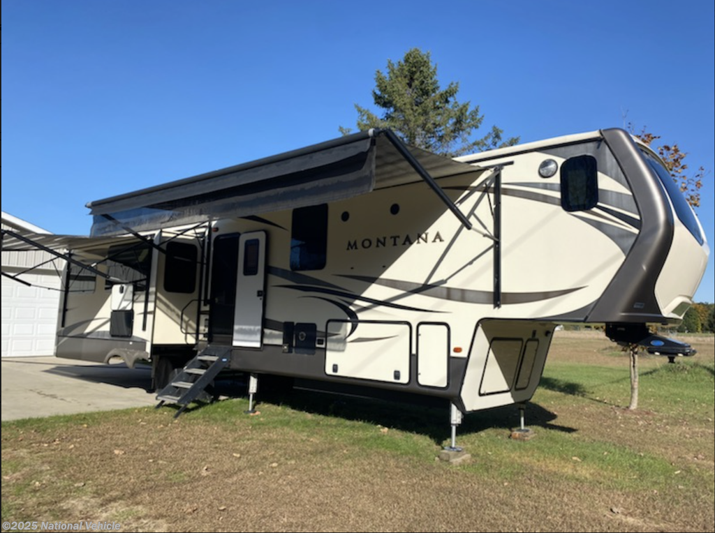 2018 Montana Legacy Edition 3920FB by Keystone from National Vehicle in Schoolcraft, Michigan