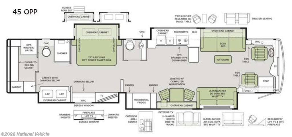 Used 2020 Tiffin Allegro Bus 45OPP available in Casa Grande, Arizona