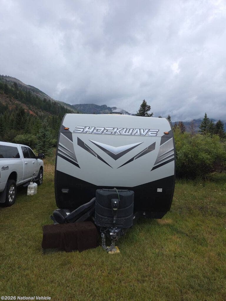 2022 Forest River Shockwave MX 24RQG-MX - Used Toy Hauler For Sale by National Vehicle in Mesquite, Nevada