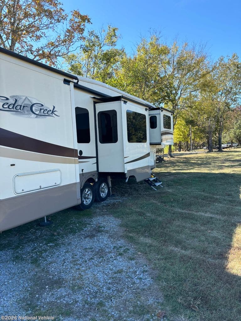 2017 Forest River Cedar Creek Hathaway 38FL6 - Used Fifth Wheel For Sale by National Vehicle in Flippin, Arkansas