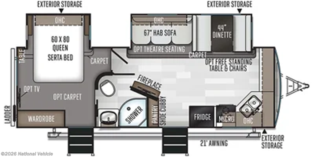 Used 2020 Forest River Flagstaff Super Lite 26FKBS available in La Crosse, Wisconsin