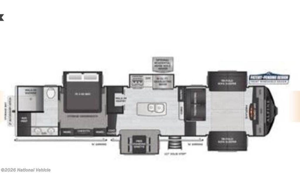 2022 Keystone Alpine 3712KB - Used Fifth Wheel For Sale by National Vehicle in Hertford, North Carolina