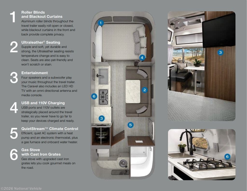 2023 Caravel 22FB by Airstream from National Vehicle in Clayville, New York