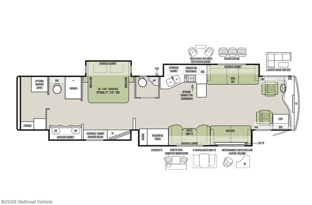 2018 Phaeton 44OH by Tiffin from National Vehicle in Racine, Wisconsin