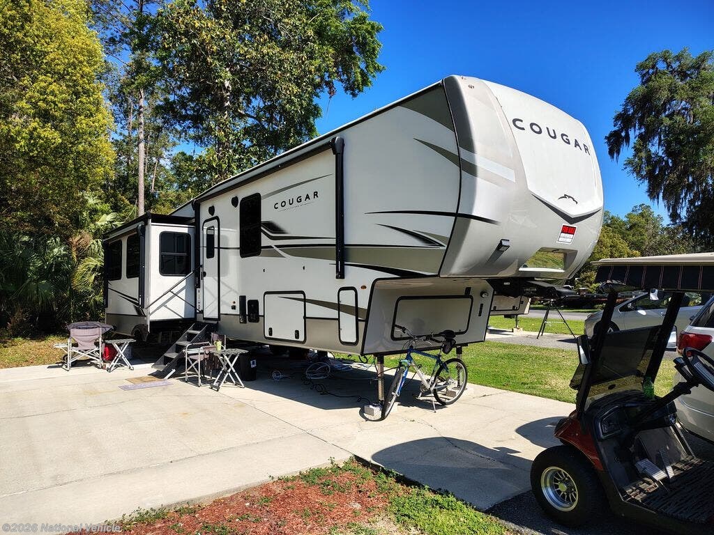 2023 Keystone Cougar 355FBS - Used Fifth Wheel For Sale by National Vehicle in Williston, Florida