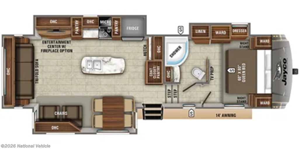 2020 Jayco Eagle HT 30.5CKTS - Used Fifth Wheel For Sale by National Vehicle in Loveland, Ohio