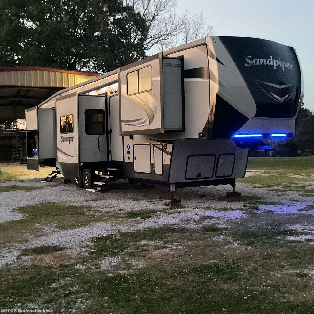 2020 Forest River Sandpiper 38FKOK - Used Fifth Wheel For Sale by National Vehicle in Livingston, Texas