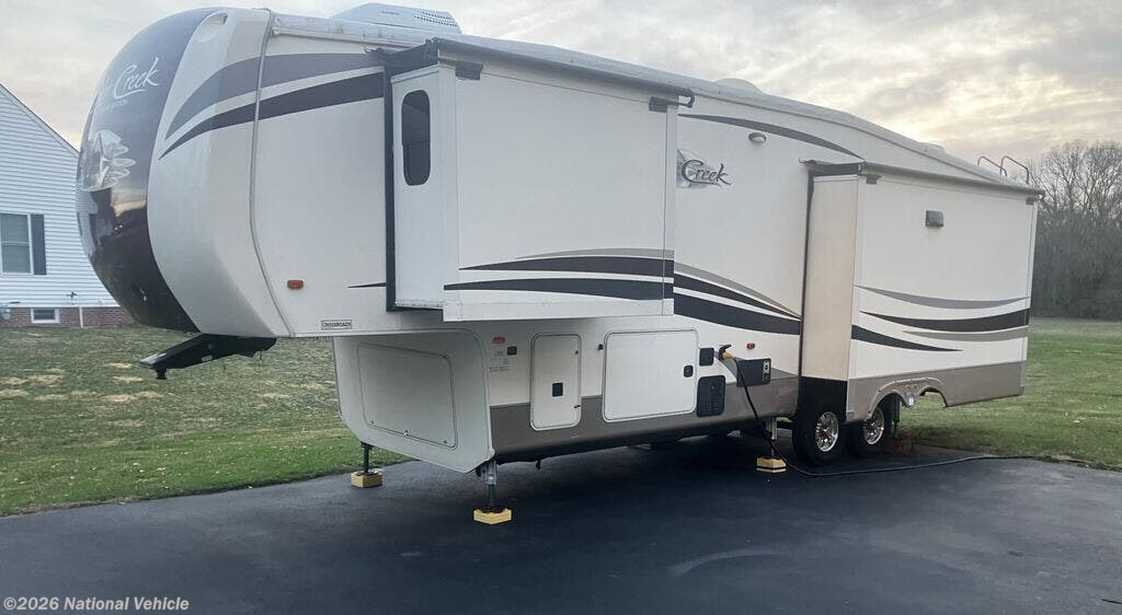 2018 Cedar Creek Hathaway 34RL2 by Forest River from National Vehicle in Newfield, New Jersey