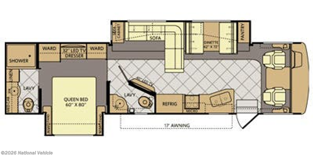 2014 Fleetwood Bounder 35K - Used Class A For Sale by National Vehicle in Gibsonia, Pennsylvania