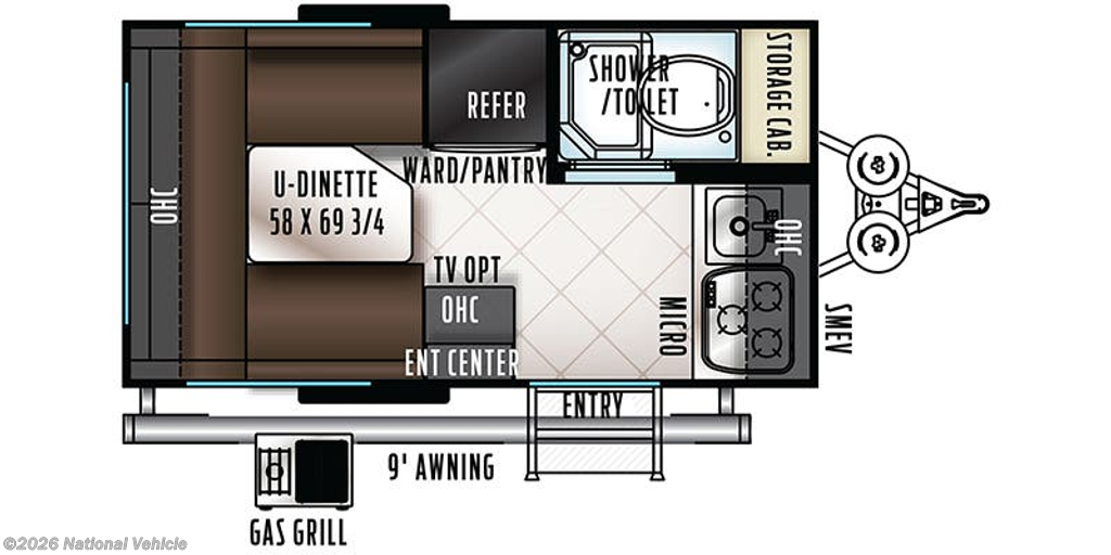 2018 Flagstaff E-Pro E14FK by Forest River from National Vehicle in Lamont, Michigan