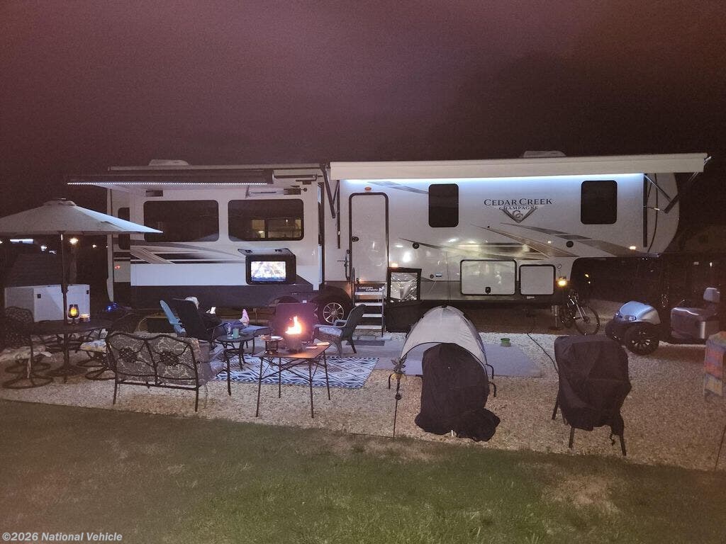 Used 2022 Forest River Cedar Creek Champagne 38EL available in Charles City, Virginia