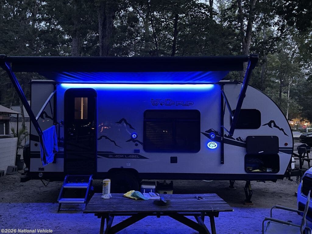 2022 Forest River Cherokee Wolf Pup Black Label 16HEBL - Used Travel Trailer For Sale by National Vehicle in Warminster, Pennsylvania