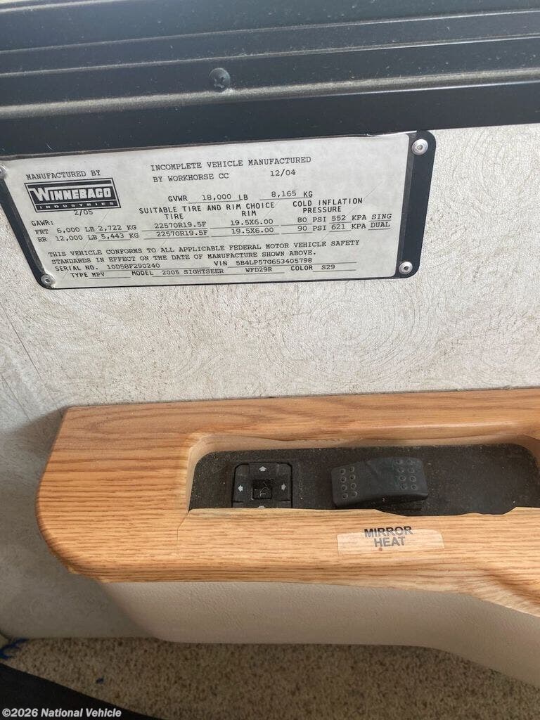 Used 2005 Winnebago Sightseer 29R available in Lincoln, Nebraska