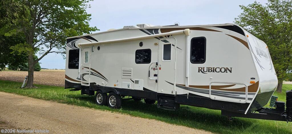 2014 Dutchmen Rubicon 2900 - Used Toy Hauler For Sale by National Vehicle in Mt Morris, Illinois