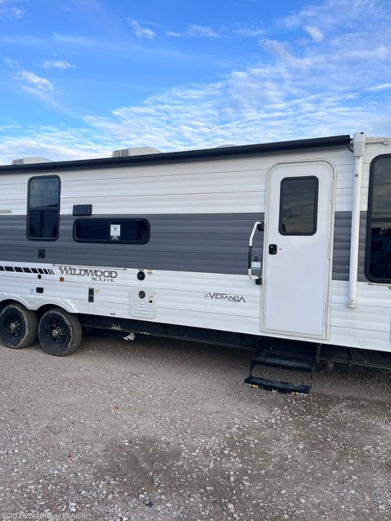 2025 Forest River Wildwood X-Lite 22VERANDA - Used Travel Trailer For Sale by National Vehicle in Lane City, Texas