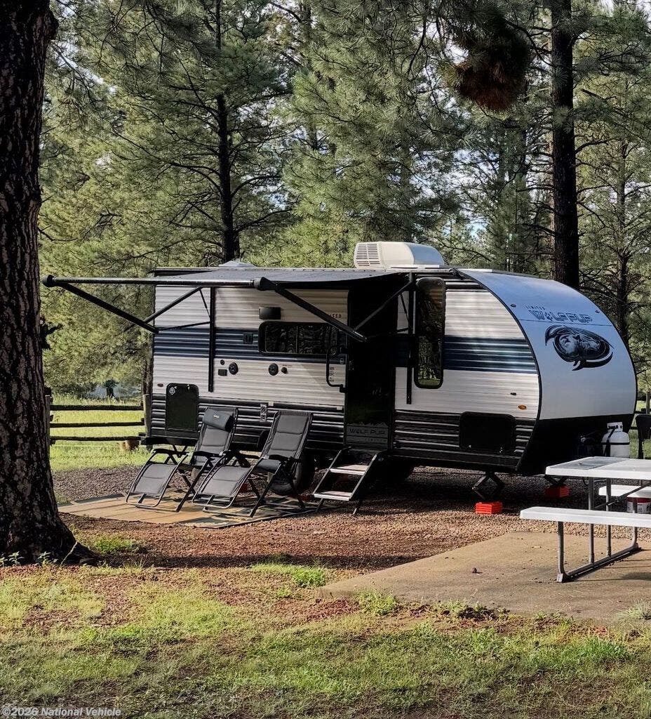2023 Forest River Cherokee Wolf Pup 16CW - Used Travel Trailer For Sale by National Vehicle in Santa Fe, New Mexico