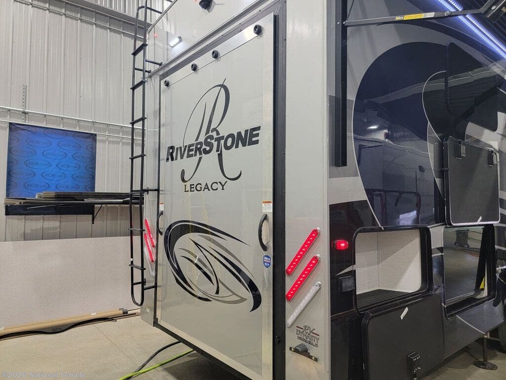 2023 Forest River Riverstone Legacy 42FSKG - Used Toy Hauler For Sale by National Vehicle in Mansfield, Ohio