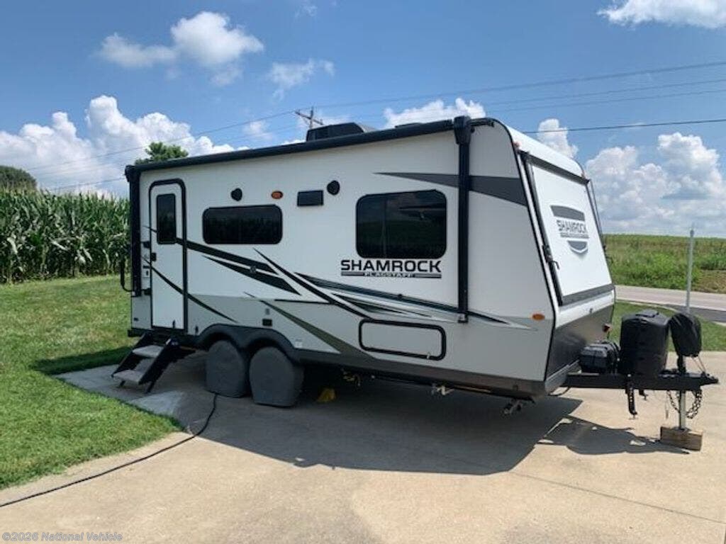 2022 Forest River Flagstaff Shamrock 19 - Used Travel Trailer For Sale by National Vehicle in Jasper, Indiana
