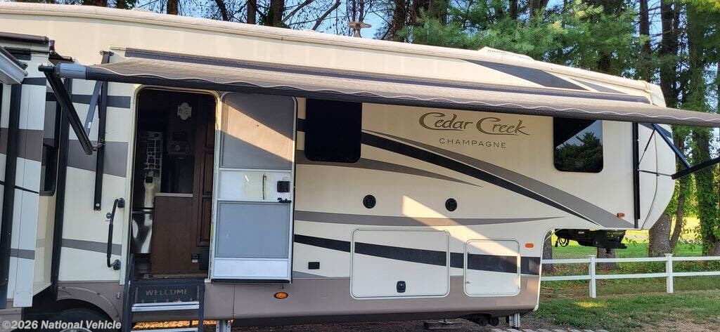 2017 Cedar Creek Champagne 38EL by Forest River from National Vehicle in Hatfield, Massachusetts