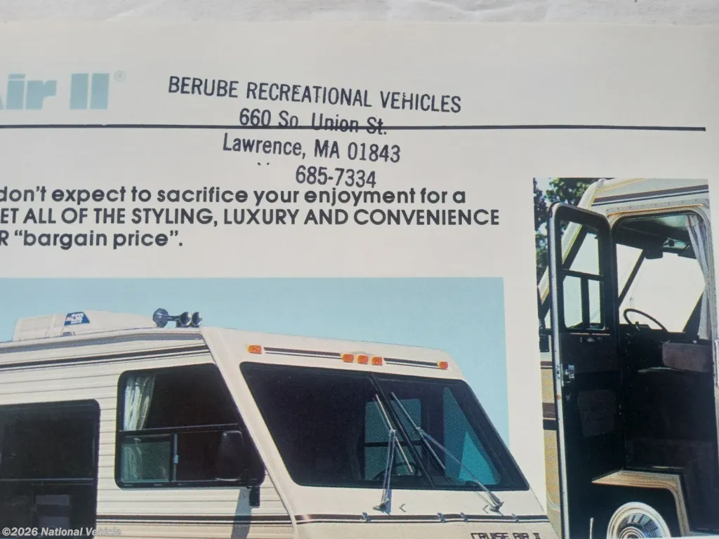 1986 Cruise Air II by Georgie Boy from National Vehicle in Parker, Colorado