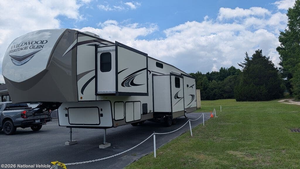 Used 2021 Forest River Wildwood Heritage Glen 369BL available in Goldsboro, North Carolina