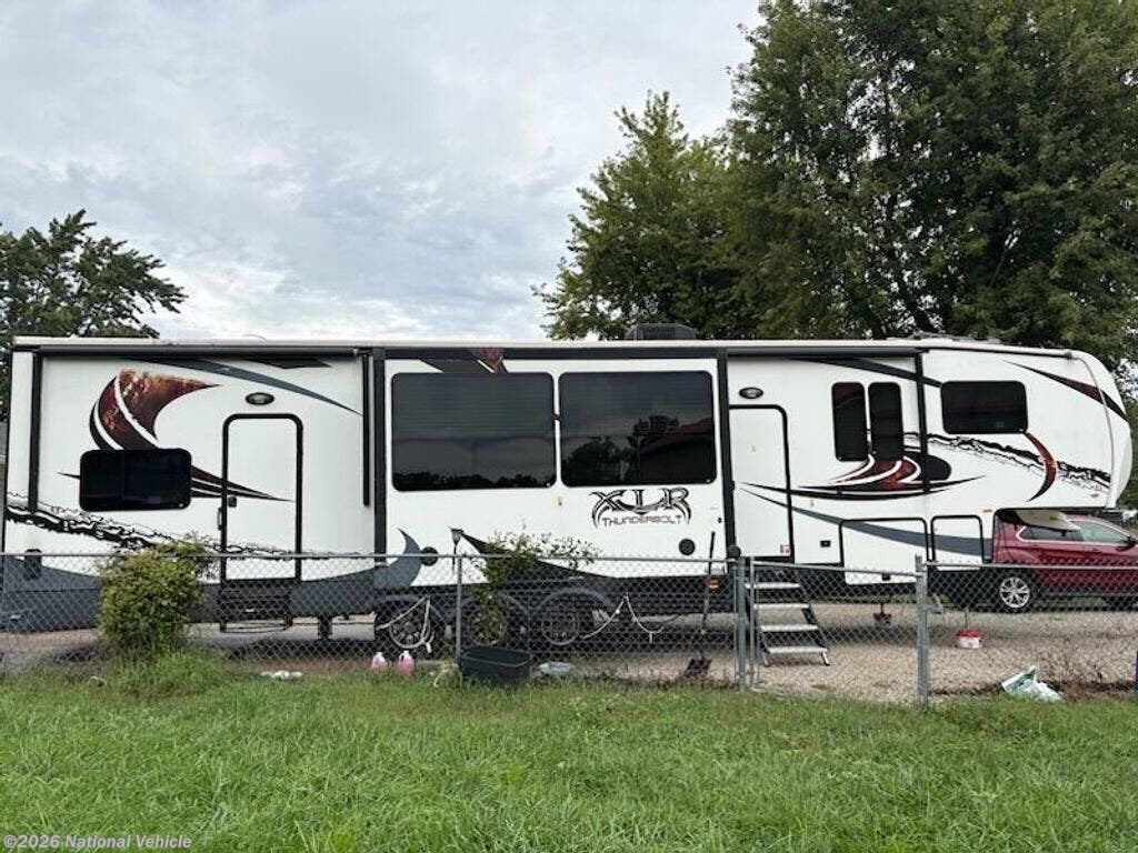 2013 Forest River XLR Thunderbolt 380AMP - Used Toy Hauler For Sale by National Vehicle in Muncie, Indiana