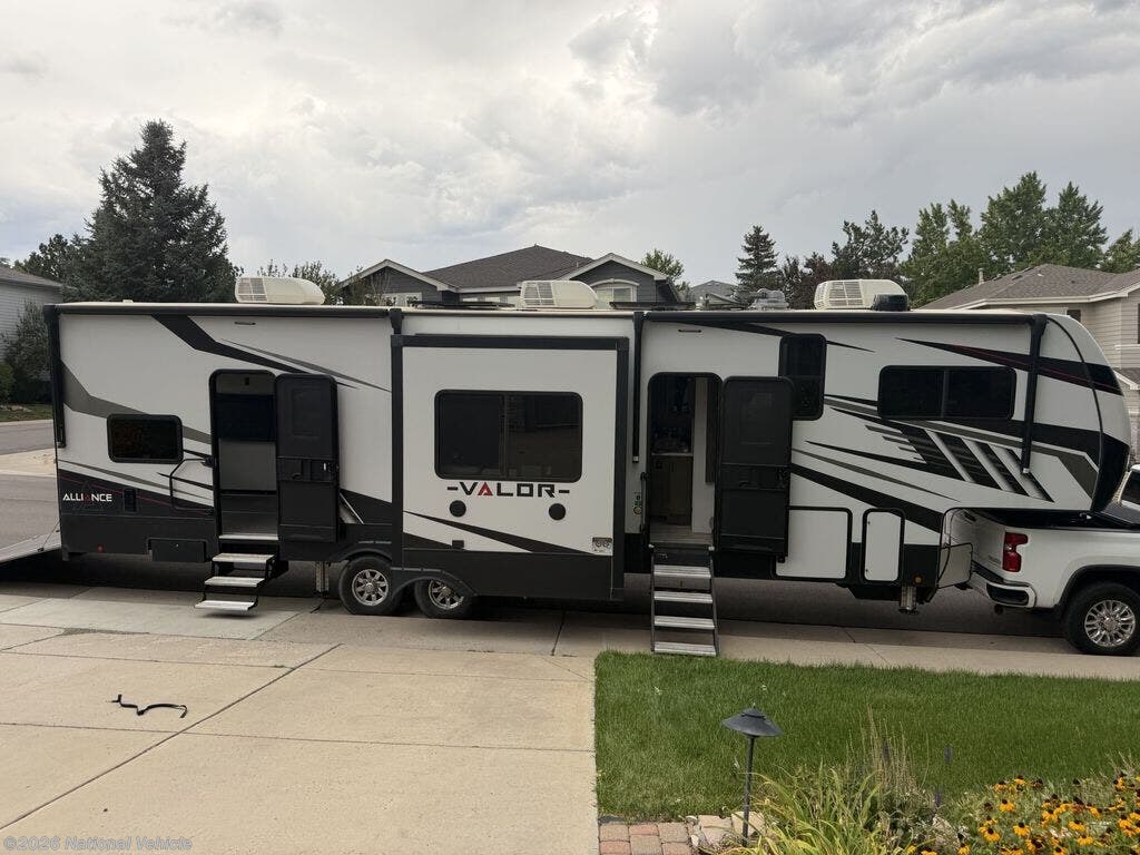 2023 Alliance RV Valor 37V13 - Used Toy Hauler For Sale by National Vehicle in Littleton, Colorado