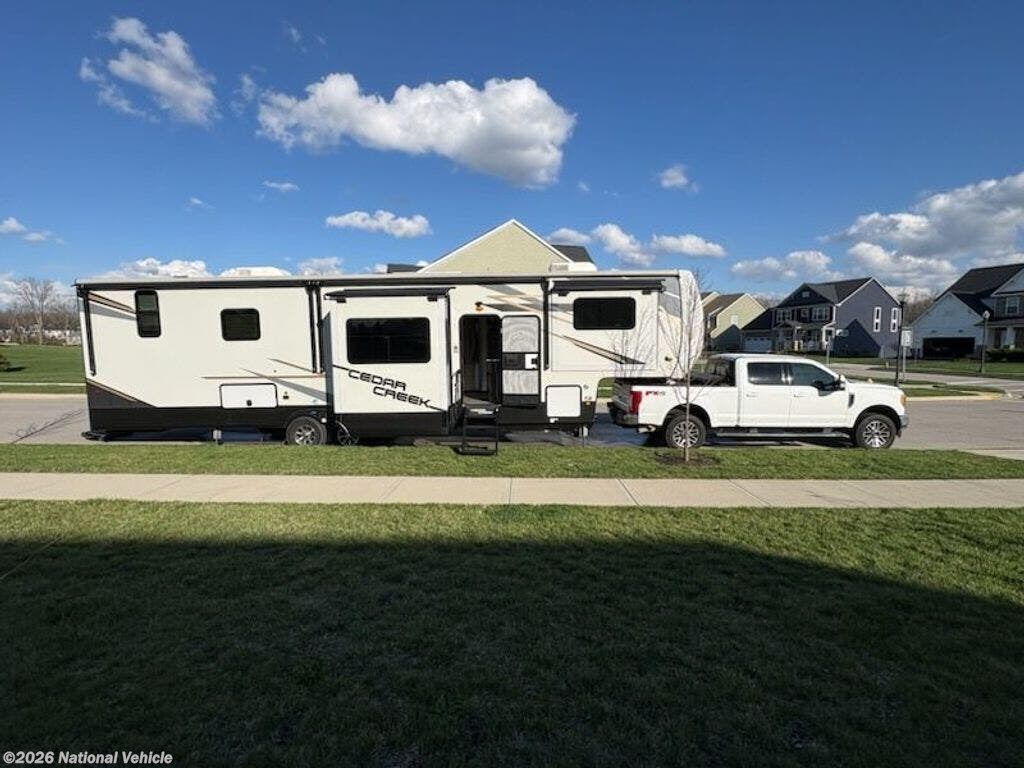 2023 Cedar Creek 371FL by Forest River from National Vehicle in Deleware, Ohio