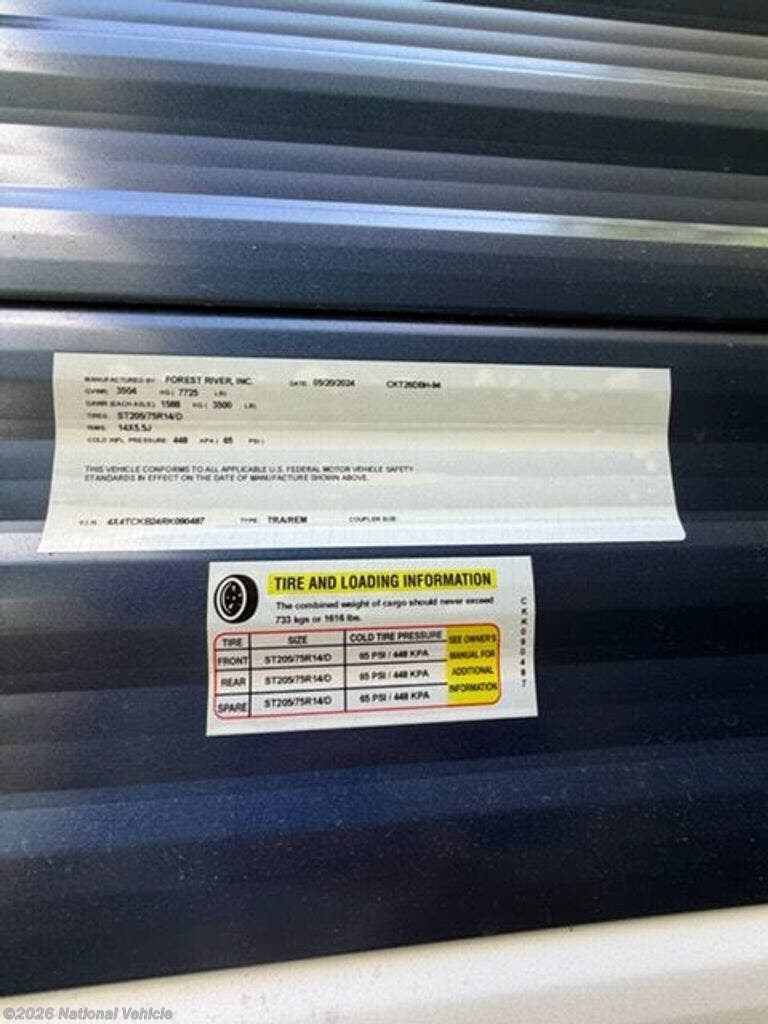 2024 Cherokee Grey Wolf 26DBH by Forest River from National Vehicle in Warren, Maine