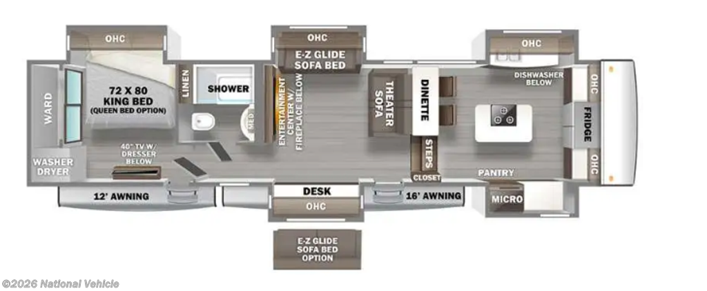 2022 Forest River RiverStone 391FSK - Used Fifth Wheel For Sale by National Vehicle in Tyler, Texas