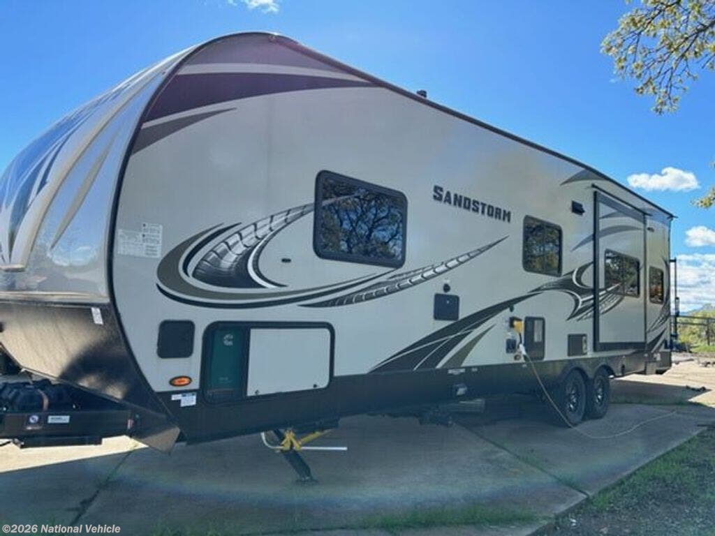 2020 Forest River Sandstorm SLR 271GSLR - Used Toy Hauler For Sale by National Vehicle in Anderson, California
