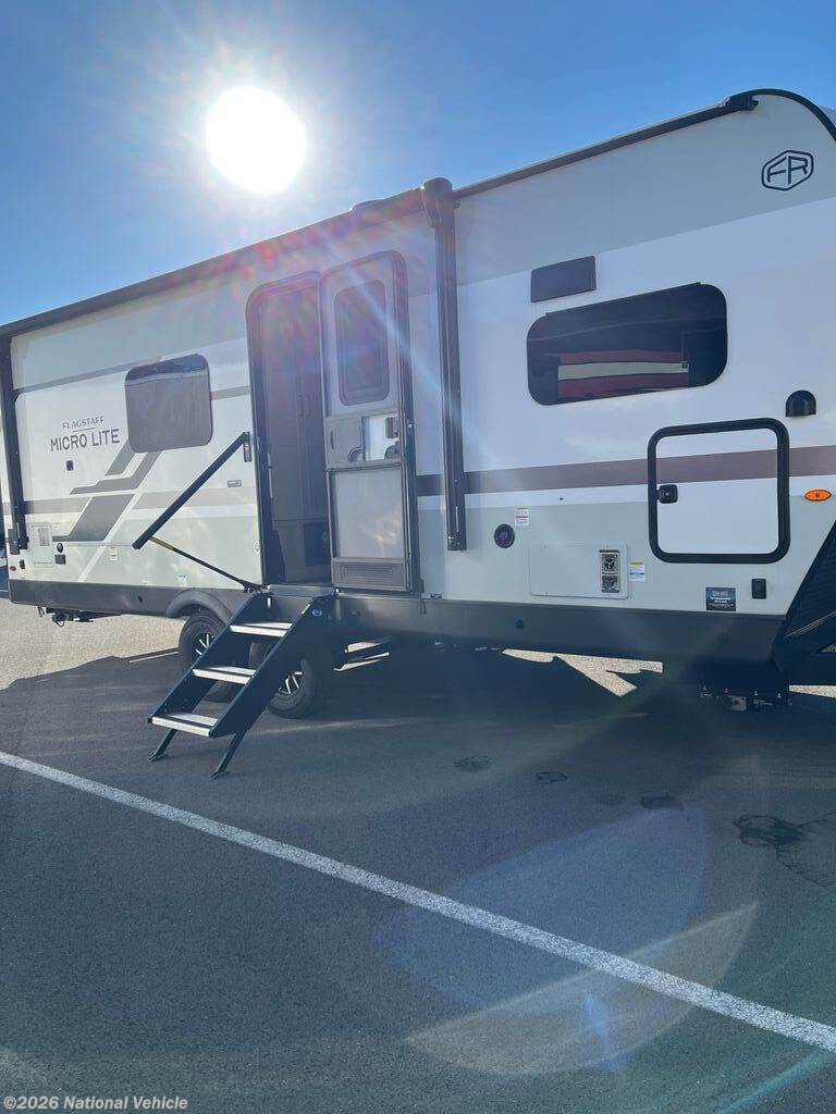 2026 Forest River Flagstaff Micro Lite 25MBR - Used Travel Trailer For Sale by National Vehicle in Lake Frederick, Virginia