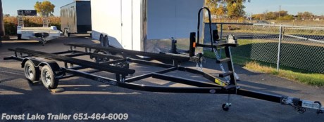 &lt;p&gt;&lt;span style=&quot;font-size: 20px;&quot;&gt;&lt;strong&gt;***CLOSEOUT***&lt;/strong&gt;&lt;/span&gt;&lt;/p&gt;
&lt;p&gt;&lt;span style=&quot;font-size: 20px;&quot;&gt;&lt;strong&gt;2022 EZ Loader 20&#39;-21&#39; Custom Pontoon Trailer&lt;/strong&gt;&lt;/span&gt;&lt;/p&gt;
&lt;p class=&quot;MsoNoSpacing&quot;&gt;Tandem Axle with Hydraulic Surge Disk Brakes&lt;/p&gt;
&lt;p class=&quot;MsoNoSpacing&quot;&gt;&lt;span style=&quot;color: #222222; font-family: &#39;Bitstream Vera Serif&#39;, &#39;Times New Roman&#39;, serif; font-size: medium;&quot;&gt;UPGRADED - 13&quot; Steel Wheels&lt;/span&gt;&lt;br style=&quot;color: #222222; font-family: &#39;Bitstream Vera Serif&#39;, &#39;Times New Roman&#39;, serif; font-size: medium;&quot;&gt;&lt;span style=&quot;color: #222222; font-family: &#39;Bitstream Vera Serif&#39;, &#39;Times New Roman&#39;, serif; font-size: medium;&quot;&gt;UPGRADED - Matching Steel Spare&lt;/span&gt;&lt;br style=&quot;color: #222222; font-family: &#39;Bitstream Vera Serif&#39;, &#39;Times New Roman&#39;, serif; font-size: medium;&quot;&gt;&lt;br&gt;&lt;/p&gt;
&lt;p class=&quot;MsoNoSpacing&quot;&gt;4600 lb GVWR&lt;/p&gt;
&lt;p class=&quot;MsoNoSpacing&quot;&gt;1100 lb Curb&lt;/p&gt;
&lt;p class=&quot;MsoNoSpacing&quot;&gt;3500 lb Cargo&lt;/p&gt;
&lt;p class=&quot;MsoNoSpacing&quot;&gt;BASE TRAILER FEATURES&lt;/p&gt;
&lt;p class=&quot;MsoNoSpacing&quot; style=&quot;margin-left: .5in; text-indent: -.25in; mso-list: l0 level1 lfo1;&quot;&gt;&lt;span style=&quot;font-family: Symbol; mso-fareast-font-family: Symbol; mso-bidi-font-family: Symbol;&quot;&gt;&amp;middot;&lt;span style=&quot;font-variant-numeric: normal; font-variant-east-asian: normal; font-stretch: normal; font-size: 7pt; line-height: normal; font-family: &#39;Times New Roman&#39;;&quot;&gt;&amp;nbsp;&amp;nbsp;&amp;nbsp;&amp;nbsp;&amp;nbsp;&amp;nbsp;&amp;nbsp;&amp;nbsp;&amp;nbsp;&lt;/span&gt;&lt;/span&gt;Painted Steel Frame&lt;/p&gt;
&lt;p class=&quot;MsoNoSpacing&quot; style=&quot;margin-left: .5in; text-indent: -.25in; mso-list: l0 level1 lfo1;&quot;&gt;&lt;span style=&quot;font-family: Symbol; mso-fareast-font-family: Symbol; mso-bidi-font-family: Symbol;&quot;&gt;&amp;middot;&lt;span style=&quot;font-variant-numeric: normal; font-variant-east-asian: normal; font-stretch: normal; font-size: 7pt; line-height: normal; font-family: &#39;Times New Roman&#39;;&quot;&gt;&amp;nbsp;&amp;nbsp;&amp;nbsp;&amp;nbsp;&amp;nbsp;&amp;nbsp;&amp;nbsp;&amp;nbsp;&amp;nbsp;&lt;/span&gt;&lt;/span&gt;Adjustable bunks&lt;/p&gt;
&lt;p class=&quot;MsoNoSpacing&quot; style=&quot;margin-left: .5in; text-indent: -.25in; mso-list: l0 level1 lfo1;&quot;&gt;&lt;span style=&quot;font-family: Symbol; mso-fareast-font-family: Symbol; mso-bidi-font-family: Symbol;&quot;&gt;&amp;middot;&lt;span style=&quot;font-variant-numeric: normal; font-variant-east-asian: normal; font-stretch: normal; font-size: 7pt; line-height: normal; font-family: &#39;Times New Roman&#39;;&quot;&gt;&amp;nbsp; &amp;nbsp; &amp;nbsp; &amp;nbsp; &amp;nbsp;&lt;/span&gt;&lt;/span&gt;Tandem Spring Axle Suspension&lt;span style=&quot;font-variant-numeric: normal; font-variant-east-asian: normal; font-stretch: normal; font-size: 7pt; line-height: normal; font-family: &#39;Times New Roman&#39;;&quot;&gt;&amp;nbsp; &amp;nbsp; &amp;nbsp; &lt;/span&gt;&lt;/p&gt;
&lt;ul&gt;
&lt;li&gt;&amp;nbsp; &amp;nbsp;Oil Bath Hubs&lt;/li&gt;
&lt;/ul&gt;
&lt;p class=&quot;MsoNoSpacing&quot; style=&quot;margin-left: .5in; text-indent: -.25in; mso-list: l0 level1 lfo1;&quot;&gt;&lt;span style=&quot;font-family: Symbol; mso-fareast-font-family: Symbol; mso-bidi-font-family: Symbol;&quot;&gt;&amp;middot;&lt;span style=&quot;font-variant-numeric: normal; font-variant-east-asian: normal; font-stretch: normal; font-size: 7pt; line-height: normal; font-family: &#39;Times New Roman&#39;;&quot;&gt;&amp;nbsp; &amp;nbsp; &amp;nbsp; &amp;nbsp; &amp;nbsp; &lt;/span&gt;&lt;/span&gt;Boarding Ladder/Winch Stand/Bow Stop&lt;/p&gt;
&lt;p class=&quot;MsoNoSpacing&quot; style=&quot;margin-left: .5in; text-indent: -.25in; mso-list: l0 level1 lfo1;&quot;&gt;&lt;span style=&quot;font-family: Symbol; mso-fareast-font-family: Symbol; mso-bidi-font-family: Symbol;&quot;&gt;&amp;middot;&lt;span style=&quot;font-variant-numeric: normal; font-variant-east-asian: normal; font-stretch: normal; font-size: 7pt; line-height: normal; font-family: &#39;Times New Roman&#39;;&quot;&gt;&amp;nbsp;&amp;nbsp;&amp;nbsp;&amp;nbsp;&amp;nbsp;&amp;nbsp;&amp;nbsp;&amp;nbsp;&amp;nbsp;&lt;/span&gt;&lt;/span&gt;Silver Painted Steel Wheels&lt;/p&gt;
&lt;p class=&quot;MsoNoSpacing&quot; style=&quot;margin-left: .5in; text-indent: -.25in; mso-list: l0 level1 lfo1;&quot;&gt;&lt;span style=&quot;font-family: Symbol; mso-fareast-font-family: Symbol; mso-bidi-font-family: Symbol;&quot;&gt;&amp;middot;&lt;span style=&quot;font-variant-numeric: normal; font-variant-east-asian: normal; font-stretch: normal; font-size: 7pt; line-height: normal; font-family: &#39;Times New Roman&#39;;&quot;&gt;&amp;nbsp;&amp;nbsp;&amp;nbsp;&amp;nbsp;&amp;nbsp;&amp;nbsp;&amp;nbsp;&amp;nbsp;&amp;nbsp;&lt;/span&gt;&lt;/span&gt;Steel Fenders&lt;/p&gt;
&lt;p class=&quot;MsoNoSpacing&quot; style=&quot;margin-left: .5in; text-indent: -.25in; mso-list: l0 level1 lfo1;&quot;&gt;&lt;span style=&quot;font-family: Symbol; mso-fareast-font-family: Symbol; mso-bidi-font-family: Symbol;&quot;&gt;&amp;middot;&lt;span style=&quot;font-variant-numeric: normal; font-variant-east-asian: normal; font-stretch: normal; font-size: 7pt; line-height: normal; font-family: &#39;Times New Roman&#39;;&quot;&gt;&amp;nbsp;&amp;nbsp;&amp;nbsp;&amp;nbsp;&amp;nbsp;&amp;nbsp;&amp;nbsp;&amp;nbsp;&amp;nbsp;&lt;/span&gt;&lt;/span&gt;Angled Steps&lt;/p&gt;
&lt;p class=&quot;MsoNoSpacing&quot; style=&quot;margin-left: .5in; text-indent: -.25in; mso-list: l0 level1 lfo1;&quot;&gt;&lt;span style=&quot;font-family: Symbol; mso-fareast-font-family: Symbol; mso-bidi-font-family: Symbol;&quot;&gt;&amp;middot;&lt;span style=&quot;font-variant-numeric: normal; font-variant-east-asian: normal; font-stretch: normal; font-size: 7pt; line-height: normal; font-family: &#39;Times New Roman&#39;;&quot;&gt;&amp;nbsp;&amp;nbsp;&amp;nbsp;&amp;nbsp;&amp;nbsp;&amp;nbsp;&amp;nbsp;&amp;nbsp;&amp;nbsp;&lt;/span&gt;&lt;/span&gt;Submersible LED Box Tail Lights&lt;/p&gt;
&lt;p class=&quot;MsoNoSpacing&quot; style=&quot;margin-left: .5in; text-indent: -.25in; mso-list: l0 level1 lfo1;&quot;&gt;&lt;span style=&quot;font-family: Symbol; mso-fareast-font-family: Symbol; mso-bidi-font-family: Symbol;&quot;&gt;&amp;middot;&lt;span style=&quot;font-variant-numeric: normal; font-variant-east-asian: normal; font-stretch: normal; font-size: 7pt; line-height: normal; font-family: &#39;Times New Roman&#39;;&quot;&gt;&amp;nbsp;&amp;nbsp;&amp;nbsp;&amp;nbsp;&amp;nbsp;&amp;nbsp;&amp;nbsp;&amp;nbsp;&amp;nbsp;&lt;/span&gt;&lt;/span&gt;5-Pin Harness&lt;/p&gt;
&lt;p class=&quot;MsoNoSpacing&quot; style=&quot;margin-left: .5in; text-indent: -.25in; mso-list: l0 level1 lfo1;&quot;&gt;&lt;span style=&quot;font-family: Symbol; mso-fareast-font-family: Symbol; mso-bidi-font-family: Symbol;&quot;&gt;&amp;middot;&lt;span style=&quot;font-variant-numeric: normal; font-variant-east-asian: normal; font-stretch: normal; font-size: 7pt; line-height: normal; font-family: &#39;Times New Roman&#39;;&quot;&gt;&amp;nbsp;&amp;nbsp;&amp;nbsp;&amp;nbsp;&amp;nbsp;&amp;nbsp;&amp;nbsp;&amp;nbsp;&amp;nbsp;&lt;/span&gt;&lt;/span&gt;Carpeted, Pressure-Treated Bunks&lt;/p&gt;
&lt;p&gt;&amp;nbsp; &amp;nbsp; 5 Year Manufacturers Warranty&lt;/p&gt;
&lt;p&gt;&amp;nbsp; &amp;nbsp; Large Selection of Trailers in Stock Ready for Immediate Pick-up&lt;/p&gt;
&lt;p style=&quot;box-sizing: inherit; margin-top: 0px; margin-bottom: 1rem; color: #373a3c; font-family: Questrial, sans-serif; font-size: 16px; text-align: center;&quot;&gt;Easy on Site Financing. &amp;nbsp;Call now for quick and easy pre-approval.&lt;/p&gt;
&lt;p style=&quot;box-sizing: inherit; margin-top: 0px; margin-bottom: 1rem; color: #373a3c; font-family: Questrial, sans-serif; font-size: 16px; text-align: center;&quot;&gt;www.ForestLakeTrailer.com&lt;/p&gt;
&lt;p style=&quot;box-sizing: inherit; margin-top: 0px; margin-bottom: 1rem; color: #373a3c; font-family: Questrial, sans-serif; font-size: 16px; text-align: center;&quot;&gt;&lt;strong&gt;Check our website for current hours&lt;/strong&gt;&lt;/p&gt;
&lt;p style=&quot;box-sizing: inherit; margin-top: 0px; margin-bottom: 1rem; color: #373a3c; font-family: Questrial, sans-serif; font-size: 16px; text-align: center;&quot;&gt;651-464-6009&lt;/p&gt;
&lt;p style=&quot;box-sizing: inherit; margin-top: 0px; margin-bottom: 1rem; color: #373a3c; font-family: Questrial, sans-serif; font-size: 16px; text-align: center;&quot;&gt;Forest Lake Trailer&lt;/p&gt;
&lt;p style=&quot;box-sizing: inherit; margin-top: 0px; margin-bottom: 1rem; color: #373a3c; font-family: Questrial, sans-serif; font-size: 16px; text-align: center;&quot;&gt;15131 Feller Street&lt;/p&gt;
&lt;p style=&quot;box-sizing: inherit; margin-top: 0px; margin-bottom: 1rem; color: #373a3c; font-family: Questrial, sans-serif; font-size: 16px; text-align: center;&quot;&gt;Forest Lake, MN. 55025&lt;/p&gt;
&lt;p style=&quot;box-sizing: inherit; margin-top: 0px; margin-bottom: 1rem; color: #373a3c; font-family: Questrial, sans-serif; font-size: 16px; text-align: center;&quot;&gt;Call for availability as our inventory is always changing.&lt;/p&gt;
&lt;p style=&quot;box-sizing: inherit; margin-top: 0px; margin-bottom: 1rem; color: #373a3c; font-family: Questrial, sans-serif; font-size: 16px; text-align: center;&quot;&gt;Financing Terms are simply an estimate and are by no means a commitment to a specific interest rate or term. &amp;nbsp;Forest Lake Trailer is not responsible for any typos, errors or misprints in our advertising.&lt;/p&gt;
&lt;p style=&quot;language: en-US; margin-top: 0pt; margin-bottom: 0pt; margin-left: 0in; text-indent: 0in; text-align: left; direction: ltr; unicode-bidi: embed;&quot;&gt;&lt;span style=&quot;font-size: 11.0pt; font-family: Verdana; mso-ascii-font-family: Verdana; mso-fareast-font-family: Verdana; mso-bidi-font-family: Verdana; color: black; language: en-US; font-weight: normal; font-style: normal; vertical-align: baseline; mso-text-raise: 0%; mso-style-textfill-type: solid; mso-style-textfill-fill-color: black; mso-style-textfill-fill-alpha: 100.0%;&quot;&gt;Disclaimer: While every reasonable effort is made to ensure the accuracy of this data, we are not responsible for any errors or omissions regarding pricing, vehicle photos, accessories, parts or equipment. Every vehicle ad lists the price of the specific vehicle at the time the ad is posted. Please call first to verify availability and current pricing. Prices do not include motor vehicle tax, title and license fees, or any applicable credit card or finance fees. Dealer is not responsible for pricing errors. &lt;/span&gt;&lt;/p&gt;