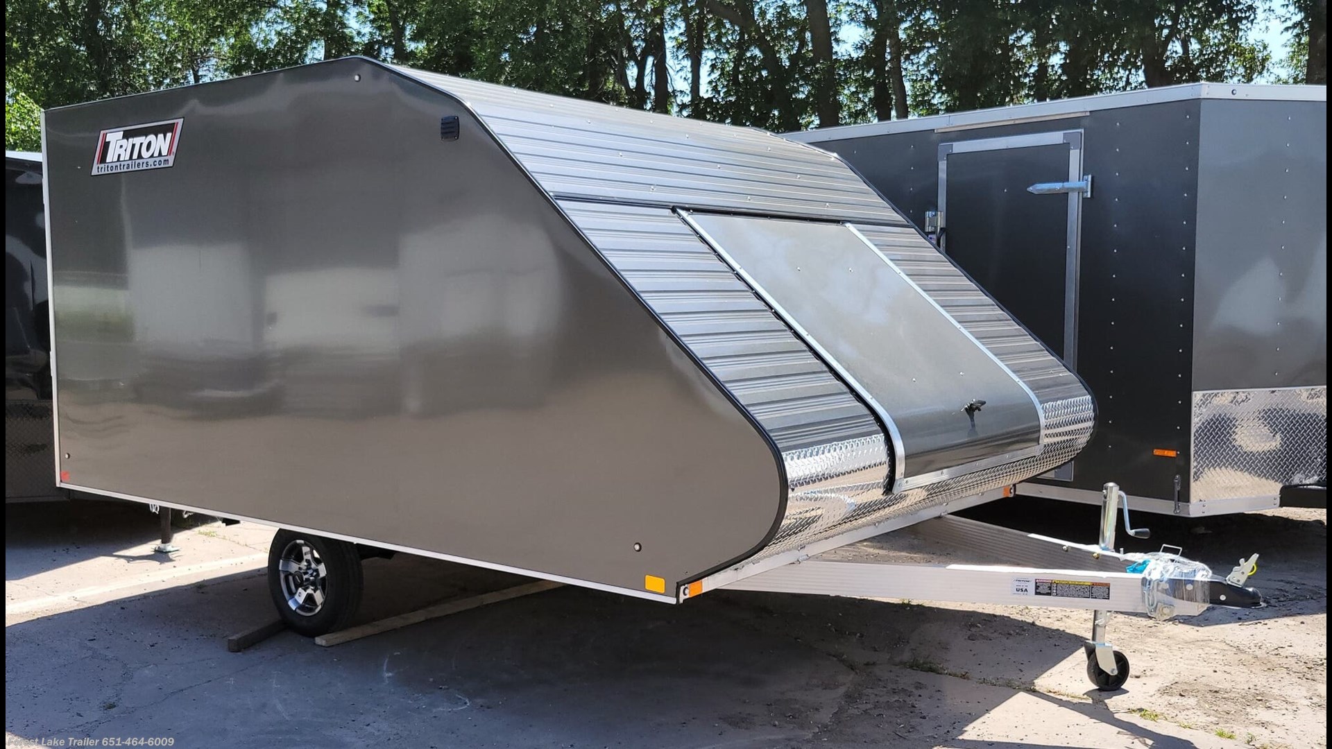 69571 - 2023 Triton Trailers TC Series 8x12 Enclosed **In Stock NOW!** Snowmobile  Trailer for sale in Forest Lake MN