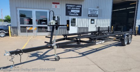 &lt;p&gt;&lt;span style=&quot;font-size: 20px;&quot;&gt;&lt;strong&gt;***CLOSEOUT***&lt;/strong&gt;&lt;/span&gt;&lt;/p&gt;
&lt;p&gt;&lt;strong style=&quot;font-size: 20px;&quot;&gt;2023 EZ Loader Custom 25&#39;-26&#39; Tri-toon Trailer&lt;/strong&gt;&lt;/p&gt;
&lt;p class=&quot;MsoNoSpacing&quot;&gt;UPGRADED - Post Guides&lt;/p&gt;
&lt;p class=&quot;MsoNoSpacing&quot;&gt;UPGRADED - 14&quot; Radial Tires and Wheels&lt;/p&gt;
&lt;p class=&quot;MsoNoSpacing&quot;&gt;UPGRADED - Retractable Rear Tie Straps&lt;/p&gt;
&lt;p class=&quot;MsoNoSpacing&quot;&gt;Tandem Axle with Hydraulic Surge Disk Brakes&lt;/p&gt;
&lt;p class=&quot;MsoNoSpacing&quot;&gt;7200 lb GVWR&lt;/p&gt;
&lt;p class=&quot;MsoNoSpacing&quot;&gt;1700 lb Curb&lt;/p&gt;
&lt;p class=&quot;MsoNoSpacing&quot;&gt;5500 lb Cargo&lt;/p&gt;
&lt;p class=&quot;MsoNoSpacing&quot;&gt;BASE TRAILER FEATURES&lt;/p&gt;
&lt;p class=&quot;MsoNoSpacing&quot; style=&quot;margin-left: .5in; text-indent: -.25in; mso-list: l0 level1 lfo1;&quot;&gt;&lt;span style=&quot;font-family: Symbol; mso-fareast-font-family: Symbol; mso-bidi-font-family: Symbol;&quot;&gt;&amp;middot;&lt;span style=&quot;font-variant-numeric: normal; font-variant-east-asian: normal; font-stretch: normal; font-size: 7pt; line-height: normal; font-family: &#39;Times New Roman&#39;;&quot;&gt;&amp;nbsp;&amp;nbsp;&amp;nbsp;&amp;nbsp;&amp;nbsp;&amp;nbsp;&amp;nbsp;&amp;nbsp;&amp;nbsp;&lt;/span&gt;&lt;/span&gt;Painted Steel Frame&lt;/p&gt;
&lt;p class=&quot;MsoNoSpacing&quot; style=&quot;margin-left: .5in; text-indent: -.25in; mso-list: l0 level1 lfo1;&quot;&gt;&lt;span style=&quot;font-family: Symbol; mso-fareast-font-family: Symbol; mso-bidi-font-family: Symbol;&quot;&gt;&amp;middot;&lt;span style=&quot;font-variant-numeric: normal; font-variant-east-asian: normal; font-stretch: normal; font-size: 7pt; line-height: normal; font-family: &#39;Times New Roman&#39;;&quot;&gt;&amp;nbsp;&amp;nbsp;&amp;nbsp;&amp;nbsp;&amp;nbsp;&amp;nbsp;&amp;nbsp;&amp;nbsp;&amp;nbsp;&lt;/span&gt;&lt;/span&gt;Adjustable bunks&lt;/p&gt;
&lt;p class=&quot;MsoNoSpacing&quot; style=&quot;margin-left: .5in; text-indent: -.25in; mso-list: l0 level1 lfo1;&quot;&gt;&lt;span style=&quot;font-family: Symbol; mso-fareast-font-family: Symbol; mso-bidi-font-family: Symbol;&quot;&gt;&amp;middot;&lt;span style=&quot;font-variant-numeric: normal; font-variant-east-asian: normal; font-stretch: normal; font-size: 7pt; line-height: normal; font-family: &#39;Times New Roman&#39;;&quot;&gt;&amp;nbsp; &amp;nbsp; &amp;nbsp; &amp;nbsp; &amp;nbsp;&lt;/span&gt;&lt;/span&gt;Tandem Spring Axle Suspension&lt;span style=&quot;font-variant-numeric: normal; font-variant-east-asian: normal; font-stretch: normal; font-size: 7pt; line-height: normal; font-family: &#39;Times New Roman&#39;;&quot;&gt;&amp;nbsp; &amp;nbsp; &amp;nbsp; &lt;/span&gt;&lt;/p&gt;
&lt;ul&gt;
&lt;li&gt;&amp;nbsp; &amp;nbsp;Oil Bath Hubs&lt;/li&gt;
&lt;/ul&gt;
&lt;p class=&quot;MsoNoSpacing&quot; style=&quot;margin-left: .5in; text-indent: -.25in; mso-list: l0 level1 lfo1;&quot;&gt;&lt;span style=&quot;font-family: Symbol; mso-fareast-font-family: Symbol; mso-bidi-font-family: Symbol;&quot;&gt;&amp;middot;&lt;span style=&quot;font-variant-numeric: normal; font-variant-east-asian: normal; font-stretch: normal; font-size: 7pt; line-height: normal; font-family: &#39;Times New Roman&#39;;&quot;&gt;&amp;nbsp; &amp;nbsp; &amp;nbsp; &amp;nbsp; &amp;nbsp; &lt;/span&gt;&lt;/span&gt;Boarding Ladder/Winch Stand/Bow Stop&lt;/p&gt;
&lt;p class=&quot;MsoNoSpacing&quot; style=&quot;margin-left: .5in; text-indent: -.25in; mso-list: l0 level1 lfo1;&quot;&gt;&lt;span style=&quot;font-family: Symbol; mso-fareast-font-family: Symbol; mso-bidi-font-family: Symbol;&quot;&gt;&amp;middot;&lt;span style=&quot;font-variant-numeric: normal; font-variant-east-asian: normal; font-stretch: normal; font-size: 7pt; line-height: normal; font-family: &#39;Times New Roman&#39;;&quot;&gt;&amp;nbsp;&amp;nbsp;&amp;nbsp;&amp;nbsp;&amp;nbsp;&amp;nbsp;&amp;nbsp;&amp;nbsp;&amp;nbsp;&lt;/span&gt;&lt;/span&gt;Steel Fenders&lt;/p&gt;
&lt;p class=&quot;MsoNoSpacing&quot; style=&quot;margin-left: .5in; text-indent: -.25in; mso-list: l0 level1 lfo1;&quot;&gt;&lt;span style=&quot;font-family: Symbol; mso-fareast-font-family: Symbol; mso-bidi-font-family: Symbol;&quot;&gt;&amp;middot;&lt;span style=&quot;font-variant-numeric: normal; font-variant-east-asian: normal; font-stretch: normal; font-size: 7pt; line-height: normal; font-family: &#39;Times New Roman&#39;;&quot;&gt;&amp;nbsp;&amp;nbsp;&amp;nbsp;&amp;nbsp;&amp;nbsp;&amp;nbsp;&amp;nbsp;&amp;nbsp;&amp;nbsp;&lt;/span&gt;&lt;/span&gt;Angled Steps&lt;/p&gt;
&lt;p class=&quot;MsoNoSpacing&quot; style=&quot;margin-left: .5in; text-indent: -.25in; mso-list: l0 level1 lfo1;&quot;&gt;&lt;span style=&quot;font-family: Symbol; mso-fareast-font-family: Symbol; mso-bidi-font-family: Symbol;&quot;&gt;&amp;middot;&lt;span style=&quot;font-variant-numeric: normal; font-variant-east-asian: normal; font-stretch: normal; font-size: 7pt; line-height: normal; font-family: &#39;Times New Roman&#39;;&quot;&gt;&amp;nbsp;&amp;nbsp;&amp;nbsp;&amp;nbsp;&amp;nbsp;&amp;nbsp;&amp;nbsp;&amp;nbsp;&amp;nbsp;&lt;/span&gt;&lt;/span&gt;Submersible LED Box Tail Lights&lt;/p&gt;
&lt;p class=&quot;MsoNoSpacing&quot; style=&quot;margin-left: .5in; text-indent: -.25in; mso-list: l0 level1 lfo1;&quot;&gt;&lt;span style=&quot;font-family: Symbol; mso-fareast-font-family: Symbol; mso-bidi-font-family: Symbol;&quot;&gt;&amp;middot;&lt;span style=&quot;font-variant-numeric: normal; font-variant-east-asian: normal; font-stretch: normal; font-size: 7pt; line-height: normal; font-family: &#39;Times New Roman&#39;;&quot;&gt;&amp;nbsp; &amp;nbsp; &amp;nbsp; &amp;nbsp; &lt;/span&gt;&lt;/span&gt;5-Pin Harness&lt;/p&gt;
&lt;p class=&quot;MsoNoSpacing&quot; style=&quot;margin-left: .5in; text-indent: -.25in; mso-list: l0 level1 lfo1;&quot;&gt;&lt;span style=&quot;font-family: Symbol; mso-fareast-font-family: Symbol; mso-bidi-font-family: Symbol;&quot;&gt;&amp;middot;&lt;span style=&quot;font-variant-numeric: normal; font-variant-east-asian: normal; font-stretch: normal; font-size: 7pt; line-height: normal; font-family: &#39;Times New Roman&#39;;&quot;&gt;&amp;nbsp;&amp;nbsp;&amp;nbsp;&amp;nbsp;&amp;nbsp;&amp;nbsp;&amp;nbsp;&amp;nbsp;&amp;nbsp;&lt;/span&gt;&lt;/span&gt;Carpeted, Pressure-Treated Bunks&lt;/p&gt;
&lt;p&gt;&amp;nbsp; &amp;nbsp; 5 Year Manufacturers Warranty&lt;/p&gt;
&lt;p&gt;&amp;nbsp; &amp;nbsp; Large Selection of Trailers in Stock Ready for Immediate Pick-up&lt;/p&gt;
&lt;p style=&quot;box-sizing: inherit; margin-top: 0px; margin-bottom: 1rem; color: #373a3c; font-family: Questrial, sans-serif; font-size: 16px; text-align: center;&quot;&gt;Easy on Site Financing. &amp;nbsp;Call now for quick and easy pre-approval.&lt;/p&gt;
&lt;p style=&quot;box-sizing: inherit; margin-top: 0px; margin-bottom: 1rem; color: #373a3c; font-family: Questrial, sans-serif; font-size: 16px; text-align: center;&quot;&gt;www.ForestLakeTrailer.com&lt;/p&gt;
&lt;p style=&quot;box-sizing: inherit; margin-top: 0px; margin-bottom: 1rem; color: #373a3c; font-family: Questrial, sans-serif; font-size: 16px; text-align: center;&quot;&gt;&lt;strong&gt;Check our website for current hours&lt;/strong&gt;&lt;/p&gt;
&lt;p style=&quot;box-sizing: inherit; margin-top: 0px; margin-bottom: 1rem; color: #373a3c; font-family: Questrial, sans-serif; font-size: 16px; text-align: center;&quot;&gt;651-464-6009&lt;/p&gt;
&lt;p style=&quot;box-sizing: inherit; margin-top: 0px; margin-bottom: 1rem; color: #373a3c; font-family: Questrial, sans-serif; font-size: 16px; text-align: center;&quot;&gt;Forest Lake Trailer&lt;/p&gt;
&lt;p style=&quot;box-sizing: inherit; margin-top: 0px; margin-bottom: 1rem; color: #373a3c; font-family: Questrial, sans-serif; font-size: 16px; text-align: center;&quot;&gt;15131 Feller Street&lt;/p&gt;
&lt;p style=&quot;box-sizing: inherit; margin-top: 0px; margin-bottom: 1rem; color: #373a3c; font-family: Questrial, sans-serif; font-size: 16px; text-align: center;&quot;&gt;Forest Lake, MN. 55025&lt;/p&gt;
&lt;p style=&quot;box-sizing: inherit; margin-top: 0px; margin-bottom: 1rem; color: #373a3c; font-family: Questrial, sans-serif; font-size: 16px; text-align: center;&quot;&gt;Call for availability as our inventory is always changing.&lt;/p&gt;
&lt;p style=&quot;box-sizing: inherit; margin-top: 0px; margin-bottom: 1rem; color: #373a3c; font-family: Questrial, sans-serif; font-size: 16px; text-align: center;&quot;&gt;Financing Terms are simply an estimate and are by no means a commitment to a specific interest rate or term. &amp;nbsp;Forest Lake Trailer is not responsible for any typos, errors or misprints in our advertising.&lt;/p&gt;
&lt;p style=&quot;language: en-US; margin-top: 0pt; margin-bottom: 0pt; margin-left: 0in; text-indent: 0in; text-align: left; direction: ltr; unicode-bidi: embed;&quot;&gt;&lt;span style=&quot;font-size: 11.0pt; font-family: Verdana; mso-ascii-font-family: Verdana; mso-fareast-font-family: Verdana; mso-bidi-font-family: Verdana; color: black; language: en-US; font-weight: normal; font-style: normal; vertical-align: baseline; mso-text-raise: 0%; mso-style-textfill-type: solid; mso-style-textfill-fill-color: black; mso-style-textfill-fill-alpha: 100.0%;&quot;&gt;Disclaimer: While every reasonable effort is made to ensure the accuracy of this data, we are not responsible for any errors or omissions regarding pricing, vehicle photos, accessories, parts or equipment. Every vehicle ad lists the price of the specific vehicle at the time the ad is posted. Please call first to verify availability and current pricing. Prices do not include motor vehicle tax, title and license fees, or any applicable credit card or finance fees. Dealer is not responsible for pricing errors. &lt;/span&gt;&lt;/p&gt;