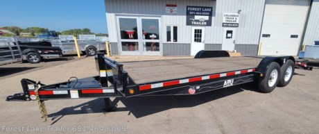 &lt;p&gt;&lt;span style=&quot;font-size: 18pt;&quot;&gt;&lt;strong&gt;2024 ABU &lt;/strong&gt;&lt;strong&gt;82x22 14K Equipment Trailer&lt;/strong&gt;&lt;/span&gt;&lt;/p&gt;
&lt;p&gt;19&#39; Deck 3&#39; Open Dovetail&lt;/p&gt;
&lt;p&gt;Full Width Split Ramps&lt;/p&gt;
&lt;p&gt;This trailer is ready to go to work for you, built tough.&lt;/p&gt;
&lt;p&gt;14,000 GVWR&lt;/p&gt;
&lt;p&gt;6&quot; Frame&lt;/p&gt;
&lt;p&gt;2-7000# Spring Axles&lt;/p&gt;
&lt;p&gt;Electric Brakes&lt;/p&gt;
&lt;p&gt;Removeable Fenders&lt;/p&gt;
&lt;p&gt;Treated Floor&lt;/p&gt;
&lt;p&gt;12,000Lb Drop Leg Jack&lt;/p&gt;
&lt;p&gt;LED Lights&lt;/p&gt;
&lt;p&gt;Stake Pockets&lt;/p&gt;
&lt;p&gt;ST235/85R16 10 Ply Tires&lt;/p&gt;
&lt;p&gt;Spare Tire and Carrier&lt;/p&gt;
&lt;p style=&quot;text-align: center;&quot;&gt;Large Selection of trailers in stock and ready for immediate delivery!&lt;/p&gt;
&lt;p style=&quot;text-align: center;&quot;&gt;Easy on site financing. Call for quick and easy pre-approval.&lt;/p&gt;
&lt;p style=&quot;text-align: center;&quot;&gt;WWW.FORESTLAKETRAILER.COM&lt;/p&gt;
&lt;p style=&quot;text-align: center;&quot;&gt;651-464-6009&lt;/p&gt;
&lt;p style=&quot;text-align: center;&quot;&gt;Forest Lake Trailer&lt;/p&gt;
&lt;p style=&quot;text-align: center;&quot;&gt;15131 Feller Street&lt;/p&gt;
&lt;p style=&quot;text-align: center;&quot;&gt;Forest Lake, MN 55025&lt;/p&gt;
&lt;p style=&quot;text-align: center;&quot;&gt;&amp;nbsp;&lt;/p&gt;
&lt;p style=&quot;text-align: center;&quot;&gt;Call for availability as our inventory is always changing.&lt;/p&gt;
&lt;p style=&quot;text-align: center;&quot;&gt;Financing terms are imply an estimate and are by no means a commitment to a specific interest rate or term. &amp;nbsp;Forest Lake Trailer is not responsible for errors, misprints or typos in our advertising.&lt;/p&gt;