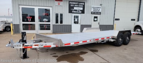 &lt;p&gt;&lt;span style=&quot;font-family: arial, helvetica, sans-serif; font-size: 24pt;&quot;&gt;&lt;strong&gt;2024 Timpte 24&#39; 16k Aluminum Tilt Trailer&lt;/strong&gt;&lt;/span&gt;&lt;/p&gt;
&lt;p&gt;This trailer is ready to go to work for you all year long! Built tough!&lt;/p&gt;
&lt;p&gt;18&#39; Tilt Deck; 6&#39; Fixed Deck&lt;/p&gt;
&lt;p&gt;Gravity Tilt w/Dual Cylinders and Control Value&lt;/p&gt;
&lt;p&gt;16,000 GVWR&lt;/p&gt;
&lt;p&gt;2-8000# Torsion Axles&lt;/p&gt;
&lt;p&gt;Electric Brakes&lt;/p&gt;
&lt;p&gt;12,000Lb Drop Leg Jack&lt;/p&gt;
&lt;p&gt;LED Lights&lt;/p&gt;
&lt;p&gt;12 Stake Pockets&lt;/p&gt;
&lt;p&gt;ST235/85R16 10 Ply Tires&lt;/p&gt;
&lt;p&gt;16&quot; Aluminum Wheels&lt;/p&gt;
&lt;p&gt;3 Year Manufacturers Warranty&lt;/p&gt;
&lt;p&gt;&amp;nbsp;&lt;/p&gt;
&lt;p style=&quot;text-align: center;&quot;&gt;Large Selection of trailers in stock and ready for immediate delivery!&lt;/p&gt;
&lt;p style=&quot;text-align: center;&quot;&gt;Easy on site financing. Call for quick and easy pre-approval.&lt;/p&gt;
&lt;p style=&quot;text-align: center;&quot;&gt;WWW.FORESTLAKETRAILER.COM&lt;/p&gt;
&lt;p style=&quot;text-align: center;&quot;&gt;651-464-6009&lt;/p&gt;
&lt;p style=&quot;text-align: center;&quot;&gt;Forest Lake Trailer&lt;/p&gt;
&lt;p style=&quot;text-align: center;&quot;&gt;15131 Feller Street&lt;/p&gt;
&lt;p style=&quot;text-align: center;&quot;&gt;Forest Lake, MN 55025&lt;/p&gt;
&lt;p style=&quot;text-align: center;&quot;&gt;Call for availability as our inventory is always changing.&lt;/p&gt;
&lt;p style=&quot;text-align: center;&quot;&gt;Financing terms are imply an estimate and are by no means a commitment to a specific interest rate or term. &amp;nbsp;Forest Lake Trailer is not responsible for errors, misprints or typos in our advertising.&lt;/p&gt;