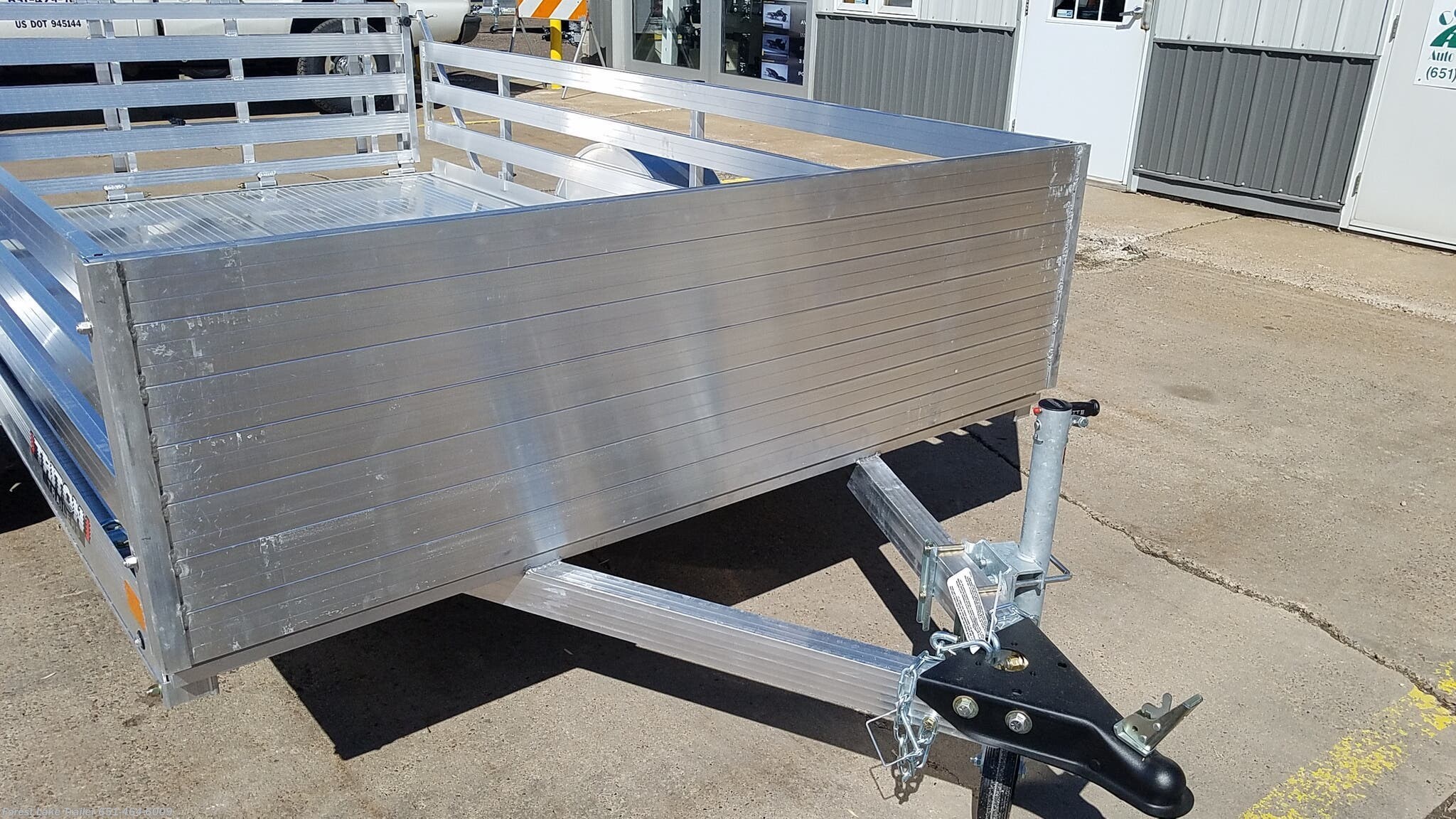 Trailer With Side Rails 2024 Triton Trailers FIT Series FIT1072 6x10 Tall Rail Side Aluminum ...