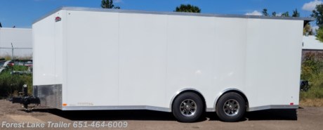 &lt;p&gt;&lt;span style=&quot;font-size: 20px;&quot;&gt;&lt;strong&gt;2024 United CLAV 8.5x23 (20&#39;+3&#39;V) 7&#39;h 10k Car UTV Cargo Trailer&lt;/strong&gt;&lt;/span&gt;&lt;/p&gt;
&lt;p&gt;&lt;span style=&quot;color: #222222; font-family: &#39;Bitstream Vera Serif&#39;, &#39;Times New Roman&#39;, serif; font-size: medium;&quot;&gt;The perfect&amp;nbsp;trailer for hauling your cargo, race car, UTV&amp;nbsp;/&amp;nbsp;SxS or whatever...&lt;/span&gt;&lt;/p&gt;
&lt;p&gt;&amp;nbsp;&lt;/p&gt;
&lt;p&gt;&lt;span style=&quot;color: #222222; font-family: &#39;Bitstream Vera Serif&#39;, &#39;Times New Roman&#39;, serif; font-size: medium;&quot;&gt;The new CLAV model of trailers from United comes with many standard features&lt;/span&gt;&lt;br style=&quot;color: #222222; font-family: &#39;Bitstream Vera Serif&#39;, &#39;Times New Roman&#39;, serif; font-size: medium;&quot;&gt;&lt;span style=&quot;color: #222222; font-family: &#39;Bitstream Vera Serif&#39;, &#39;Times New Roman&#39;, serif; font-size: medium;&quot;&gt;that are optional on other trailers.&lt;/span&gt;&lt;/p&gt;
&lt;ul&gt;
&lt;li&gt;&lt;strong&gt;7&#39; High&lt;/strong&gt;&lt;/li&gt;
&lt;li&gt;&lt;strong&gt;4 Heavy Duty D-Rings&lt;/strong&gt;&lt;/li&gt;
&lt;li&gt;&lt;strong&gt;Aluminum Handles&lt;/strong&gt;&lt;/li&gt;
&lt;li&gt;&lt;strong&gt;Spread Axles&lt;/strong&gt;&lt;/li&gt;
&lt;li&gt;&lt;strong&gt;2-5200# Torsion Axles - 10k GVWR&lt;/strong&gt;&lt;/li&gt;
&lt;li&gt;&lt;strong&gt;ST235/85R16 Goodyear LRE Radial Tires&lt;/strong&gt;&lt;/li&gt;
&lt;li&gt;&lt;strong&gt;36&quot; Wedge Nose&lt;/strong&gt;&lt;/li&gt;
&lt;li&gt;&lt;strong&gt;Ramp Door w/Beavertail&lt;/strong&gt;&lt;/li&gt;
&lt;li&gt;&lt;strong&gt;16&quot; on center roof, walls &amp;amp; cross members&lt;/strong&gt;&lt;/li&gt;
&lt;li&gt;&lt;strong&gt;3/4&quot; Plywood Floor&lt;/strong&gt;&lt;/li&gt;
&lt;li&gt;&lt;strong&gt;White Interior Walls&lt;/strong&gt;&lt;/li&gt;
&lt;li&gt;&lt;strong&gt;Stoneguard&lt;/strong&gt;&lt;/li&gt;
&lt;li&gt;&lt;strong&gt;32&quot; RV&amp;nbsp;Door&lt;/strong&gt;&lt;/li&gt;
&lt;li&gt;&lt;strong&gt;Roof Vent&lt;/strong&gt;&lt;/li&gt;
&lt;li&gt;&lt;strong&gt;Screwless Exterior&lt;/strong&gt;&lt;/li&gt;
&lt;li&gt;&lt;strong&gt;One Piece Aluminum Roof&lt;/strong&gt;&lt;/li&gt;
&lt;/ul&gt;
&lt;p style=&quot;text-align: center;&quot;&gt;&lt;strong&gt;...and more!!!&lt;/strong&gt;&lt;/p&gt;
&lt;ul style=&quot;text-align: center;&quot;&gt;
&lt;li&gt;Large Selection of Trailers in Stock for Immediate Pick-up&lt;/li&gt;
&lt;/ul&gt;
&lt;ul style=&quot;text-align: center;&quot;&gt;
&lt;li&gt;Easy on site financing available.&amp;nbsp; Call for quick &amp;amp; easy pre-approval.&lt;/li&gt;
&lt;/ul&gt;
&lt;p&gt;&amp;nbsp; &amp;nbsp; &amp;nbsp; &amp;nbsp; &amp;nbsp; &amp;nbsp; &amp;nbsp; &amp;nbsp; &amp;nbsp; &amp;nbsp; &amp;nbsp; &amp;nbsp; &amp;nbsp; &amp;nbsp; &amp;nbsp; &amp;nbsp; &amp;nbsp;&amp;nbsp;WWW.FORESTLAKETRAILER.COM&lt;/p&gt;
&lt;p style=&quot;text-align: center;&quot;&gt;651-464-6009&lt;/p&gt;
&lt;p style=&quot;text-align: center;&quot;&gt;Forest Lake Trailer&lt;/p&gt;
&lt;p style=&quot;text-align: center;&quot;&gt;15131 Feller Street&amp;nbsp;&lt;/p&gt;
&lt;p style=&quot;text-align: center;&quot;&gt;Forest Lake, MN&amp;nbsp; 55025&lt;/p&gt;
&lt;p style=&quot;text-align: center;&quot;&gt;Call for availability&amp;nbsp;as our inventory is always changing.&lt;/p&gt;
&lt;p style=&quot;text-align: center;&quot;&gt;financing terms are simply an estimate and are by no means a commitment to&amp;nbsp; a specific&amp;nbsp;interest rate or term.&amp;nbsp; Forest Lake Trailer is not responsible for any errors, typos or misprints in our advertising.&lt;/p&gt;
&lt;p&gt;&amp;nbsp;&lt;/p&gt;
&lt;p&gt;&amp;nbsp;&lt;/p&gt;