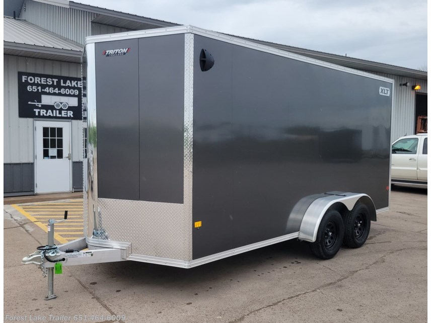 New 2025 Triton Trailers Cargo V 7x16 7h Ramp Aluminum ATV UTV Cargo Trailer c available in Forest Lake, Minnesota