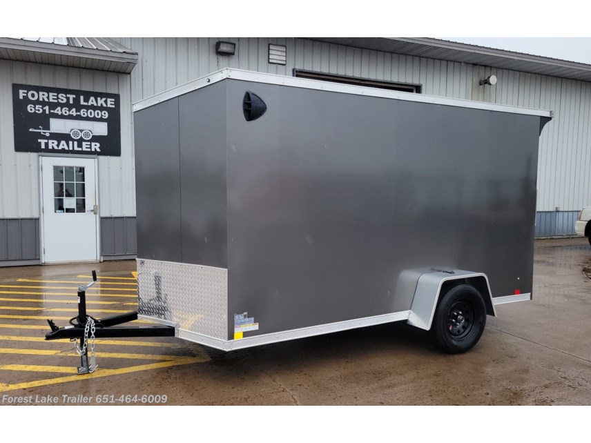 New 2025 MTI MDLX 6x12 6’6&apos;&apos; H V Alum Cargo Trailer w/Ramp c available in Forest Lake, Minnesota