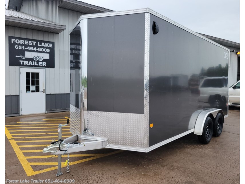 New 2025 Triton Trailers Cargo V 7.4x16 7h Ramp Aluminum ATV UTV Cargo Trailer g available in Forest Lake, Minnesota