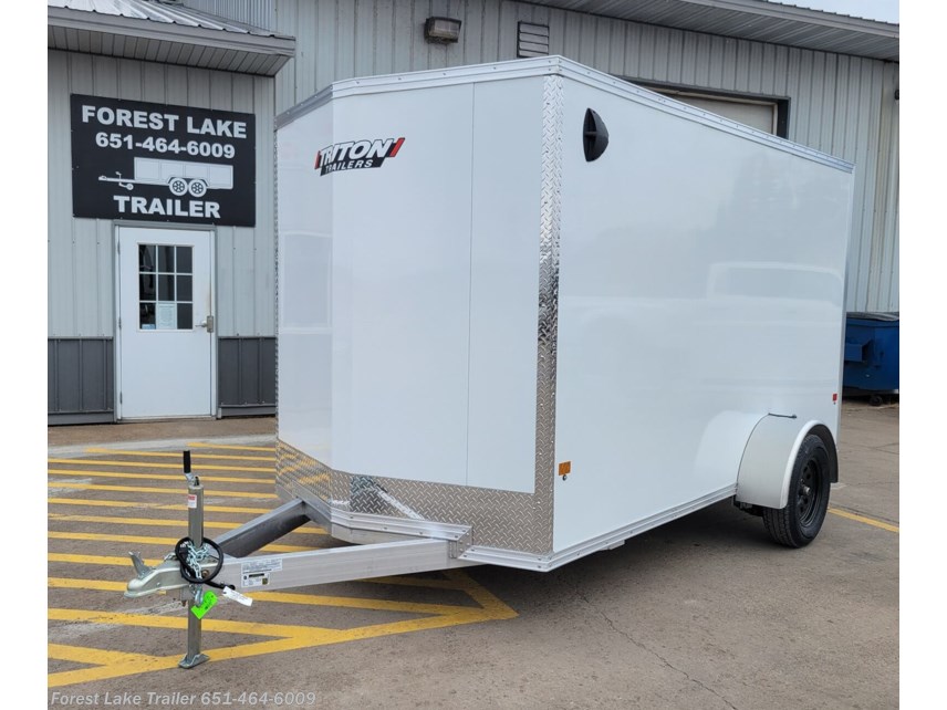 New 2025 Triton Trailers Cargo XLT V 6x12 3k Ramp Aluminum ATV Cargo Trailer w available in Forest Lake, Minnesota