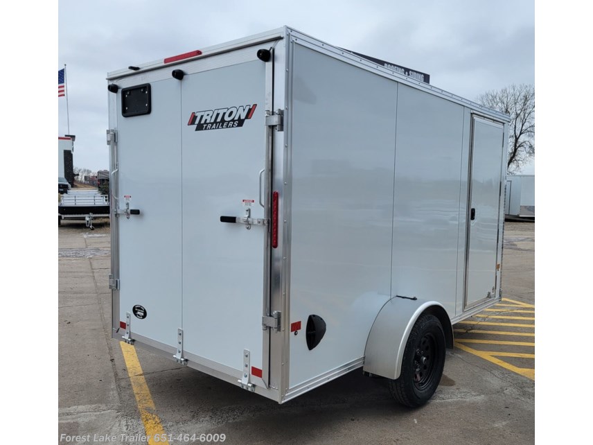 New 2025 Triton Trailers Cargo XLT V 6x12 3k Ramp Aluminum ATV Cargo Trailer w available in Forest Lake, Minnesota