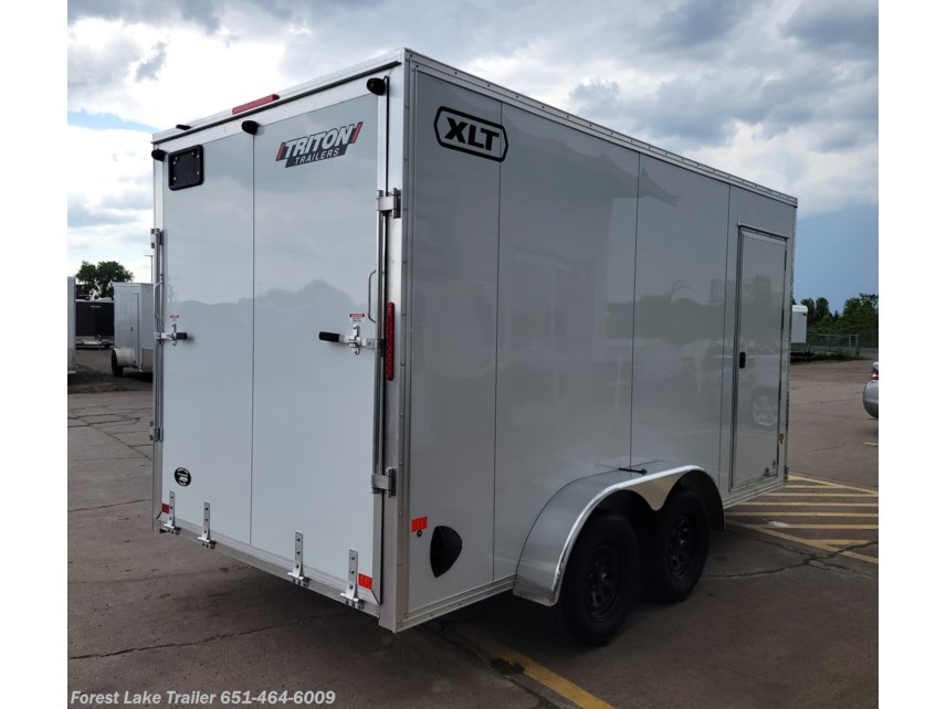 New 2025 Triton Trailers Cargo V 7x14 7h Ramp Aluminum ATV UTV Cargo Trailer w available in Forest Lake, Minnesota