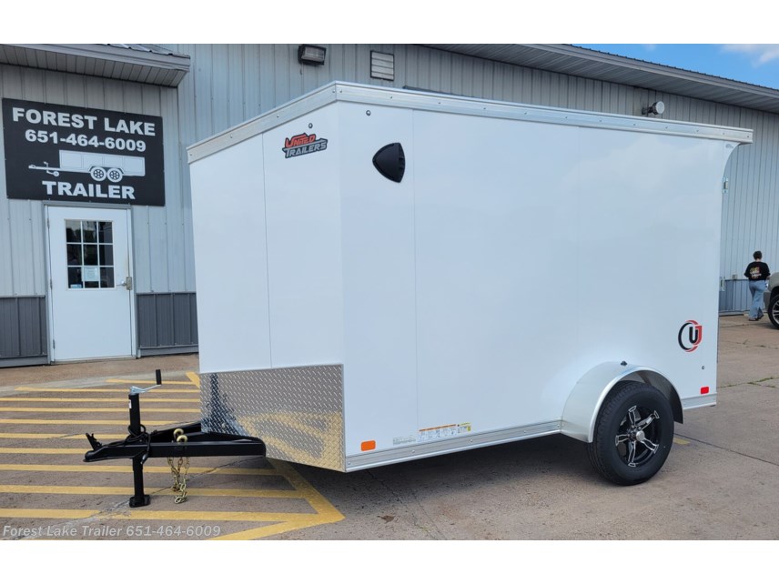New 2025 United Trailers UJ 6x10 6’6&apos;&apos; H V Front Enclosed Trailer w/Torsion available in Forest Lake, Minnesota